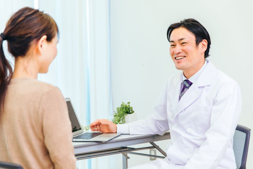 医師とのカウンセリング