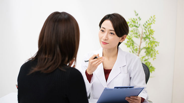 医師とのカウンセリング